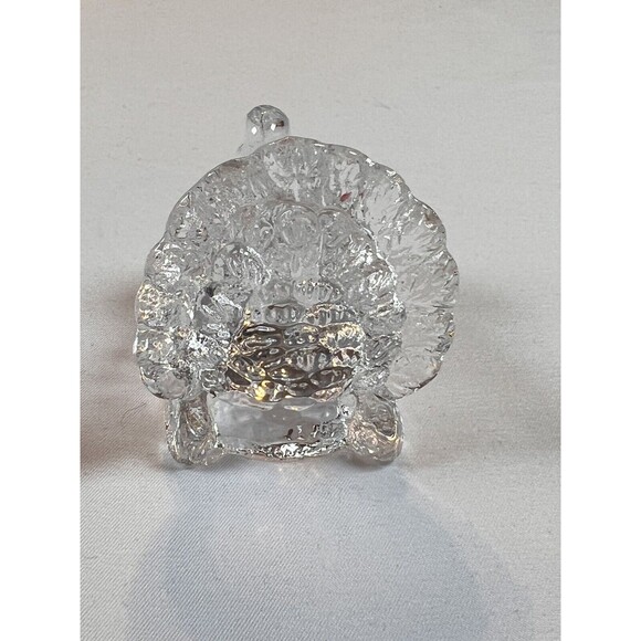 Vintage Thanksgiving Turkey Figurine Glass - Picture 4 of 5